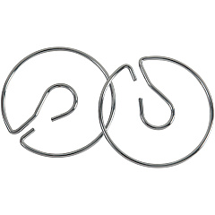 Pacon Chart Stand Rings 4" Diameter - Metal - Silver - 2 / Pack (74440) Pacon Chart Stand Rings 4" Diameter - Metal - Silver - 2 / Pack (74440)