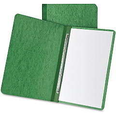 TOPS Letter Recycled Report Cover 3" Folder Capacity - 8 1/2" x 11" - 2 Fastener - 20 pt. - Pressboard - Dark Green - Reinforced Hinge, Soil Resistant, Moisture Resistant - 30% Recycled - 1 Each (12917)