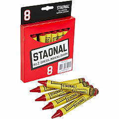 Crayola No. 2 Staonal Marking Wax Crayons 5" Length x 0.5" Diameter - Red - 1 Box (5200023038) Crayola No. 2 Staonal Marking Wax Crayons 5" Length x 0.5" Diameter - Red - 1 Box (5200023038)