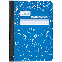 Mead Square Deal Colored Memo Book 80 Sheets - Tape Bound - 3 1/2" x 4 1/2" Sheet Size - Assorted Marble Cover - 1 Each (45417) Mead Square Deal Colored Memo Book 80 Sheets - Tape Bound - 3 1/2" x 4 1/2" Sheet Size - Assorted Marble Cover - 1 Each (45417)