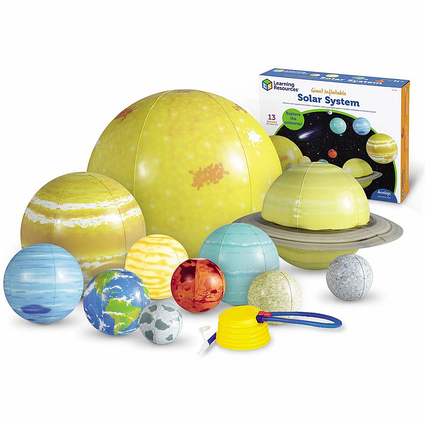 Learning Resources Giant Inflatable Solar System Set Theme/Subject: Learning - 5-12 Year - 12 / Kit (LER2434)