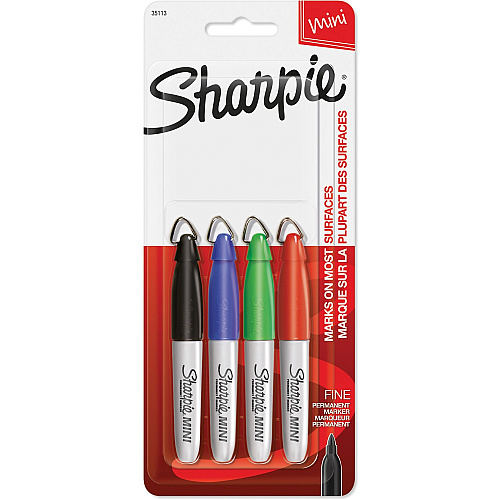 Sharpie Mini Markers Assorted Ink - 4 / Set (35113PP)