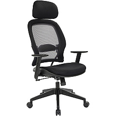 Office Star Professional Air Grid Chair with Adjustable Headrest (55403) Office Star Professional Air Grid Chair with Adjustable Headrest (55403)