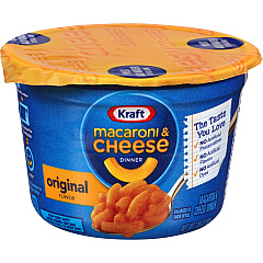 Kraft EasyMac Cups Microwavable - Original - 2.05 oz Cup - 10 / Carton (10870) Kraft EasyMac Cups Microwavable - Original - 2.05 oz Cup - 10 / Carton (10870)