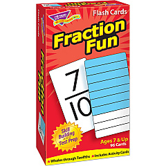 Trend Fraction Fun Flash Cards Learning - Educational - 1 Box (53109) Trend Fraction Fun Flash Cards Learning - Educational - 1 Box (53109)