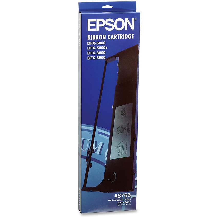 Epson 8766 Black Ribbon Cartridge