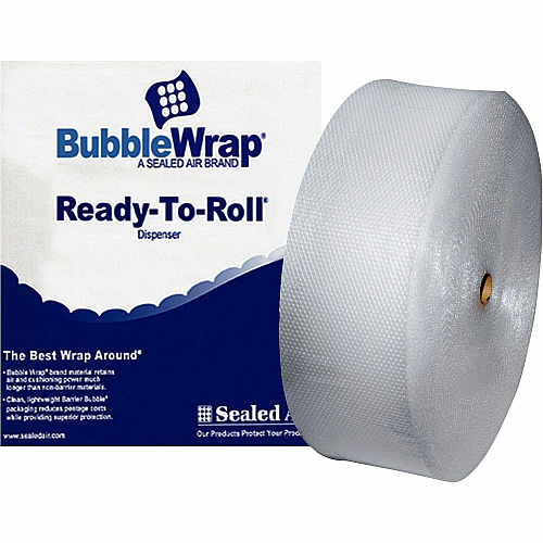 Sealed Air Bubble Wrap Multi-purpose Material 12" Width x 250 ft Length - 0.2" Bubble Size - 1 Wrap(s) - Lightweight, Perforated - Clear - 1 Roll (33246)