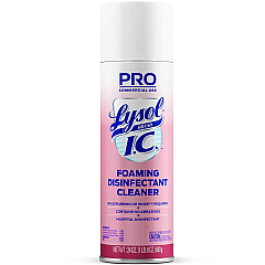 Lysol IC Lysol I.C. Foam Disinfectant Ready-To-Use - 24 fl oz (0.8 quart) - Non-abrasive, Bleach-free, Anti-bacterial, Deodorize, Rinse-free, Scrub-free - White Aerosol Spray Can - 1 Each (95524)