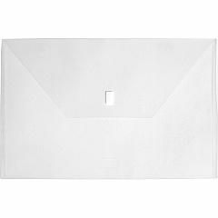 Lion Recycled Project File 11" x 17" - Poly - Clear - Hook & Loop Closure - 20% Recycled - 1 Each (60205CR)