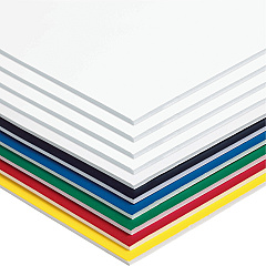 UCreate Foam Board Craft, Classroom - 20" Height x 30" Width - Assorted - Polystyrene - 10 / Carton (5554)