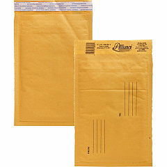Alliance Rubber Kraft Bubble Mailers Bubble - #0 - 6" Width x 10" Length - Peel & Seal - Kraft - Paper - 25 / Carton (10802) Alliance Rubber Kraft Bubble Mailers Bubble - #0 - 6" Width x 10" Length - Peel & Seal - Kraft - Paper - 25 / Carton (10802)
