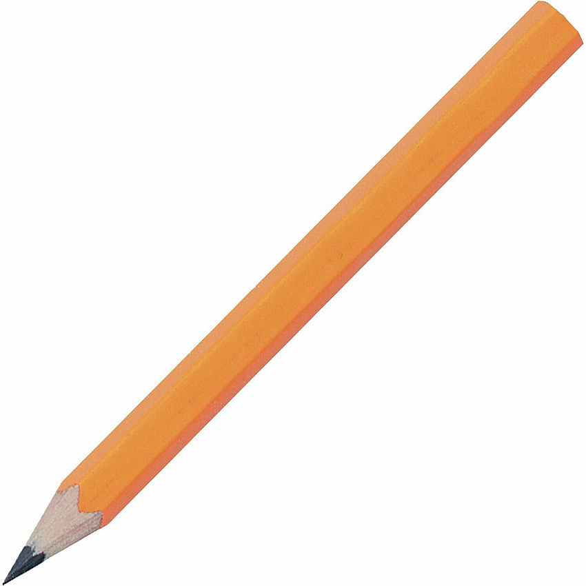 Integra Wood Golf Pencils Black Lead - Yellow Barrel - 144 / Box (30980)