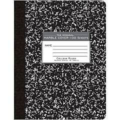 Roaring Spring College Ruled Hard Cover Composition Book 100 Sheets - 200 Pages - Printed - Sewn/Tapebound - Both Side Ruling Surface - College Ruled Front Ruling - 0.28" Ruled - Red Margin - 15 lb Basis Weight - 56 g/m² Grammage - 9 3/4" x 7 (77264) Roaring Spring College Ruled Hard Cover Composition Book 100 Sheets - 200 Pages - Printed - Sewn/Tapebound - Both Side Ruling Surface - College Ruled Front Ruling - 0.28" Ruled - Red Margin - 15 lb Basis Weight - 56 g/m² Grammage - 9 3/4" x 7 (77264)
