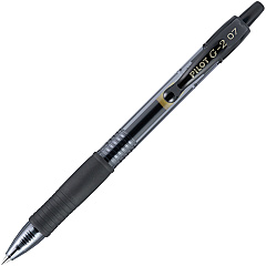 G2 Premium Gel Ink Retractable Pens 0.7 mm Fine Pen Point - Refillable - Retractable - Black Ink - Gel-based - 12 / Dozen (31170)