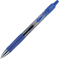 G2 Premium Gel Ink Retractable Pens 0.7 mm Fine Pen Point - Refillable - Retractable - Blue Ink - Gel-based - 12 / Dozen (31171)