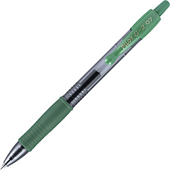 G2 Premium Gel Ink Retractable Pens 0.7 mm Fine Pen Point - Refillable - Retractable - Green Ink - Gel-based - 12 / Dozen (31177)