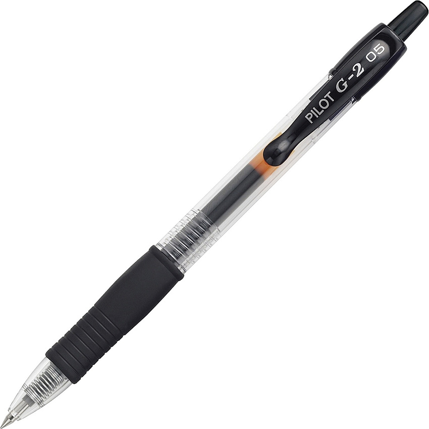 G2 Premium Gel Ink Retractable Pens 0.5 mm Extra Fine Pen Point - Refillable - Retractable - Black Ink - Gel-based - 12 / Dozen (31103)