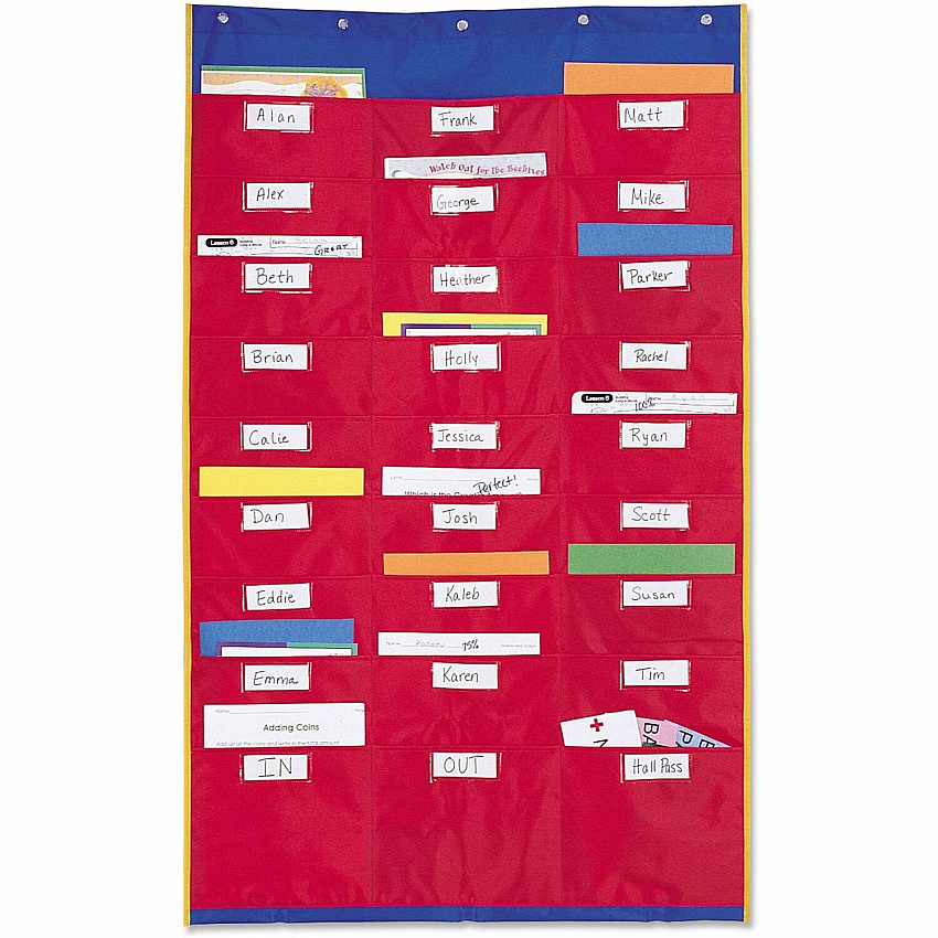 Learning Resources Storage Pocket Organization Station Theme/Subject: Learning - Skill Learning: Educational - 3-17 Year - 1 Each (LER2255)