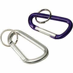 Baumgartens Key Ring Metal - Orange, Silver, Blue, Purple - 1 Each (41020) Baumgartens Key Ring Metal - Orange, Silver, Blue, Purple - 1 Each (41020)