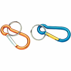 Baumgartens Key Ring Metal - Orange, Silver, Blue, Purple - 1 Each (41010) Baumgartens Key Ring Metal - Orange, Silver, Blue, Purple - 1 Each (41010)
