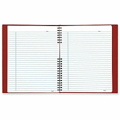 Blueline NotePro Twin - wire Composition Notebook - Letter 100 Sheets - 200 Pages - Twin Wirebound - Letter - 8 1/2" x 11" Sheet Size - White Paper - Red Lizard Cover - Pocket, Acid-free, Hard Cover, Micro Perforated, Tab, Index Sheet, Durable (A10200RED) Blueline NotePro Twin - wire Composition Notebook - Letter 100 Sheets - 200 Pages - Twin Wirebound - Letter - 8 1/2" x 11" Sheet Size - White Paper - Red Lizard Cover - Pocket, Acid-free, Hard Cover, Micro Perforated, Tab, Index Sheet, Durable (A10200RED)