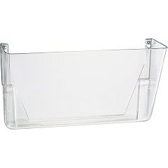 Officemate Mountable Wall File 7" Height x 13" Width x 4.12" Depth - Clear - Plastic - 1 Each (21434) Officemate Mountable Wall File 7" Height x 13" Width x 4.12" Depth - Clear - Plastic - 1 Each (21434)