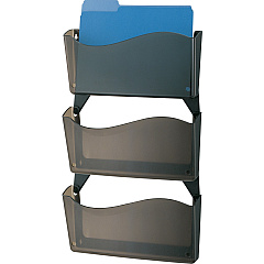 Officemate Unbreakable Wall Files 26.50" Height x 13.25" Width x 3" Depth - Unbreakable - Smoke - Plastic - 1 Box (21611) Officemate Unbreakable Wall Files 26.50" Height x 13.25" Width x 3" Depth - Unbreakable - Smoke - Plastic - 1 Box (21611)
