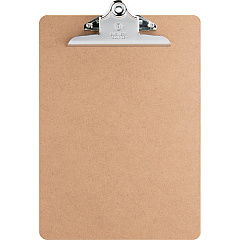 Business Source Hardboard Clipboard Standard - 9" x 12 1/2" Sheet Size - Hardboard - Brown - 1 Each (BSN65637) Business Source Hardboard Clipboard Standard - 9" x 12 1/2" Sheet Size - Hardboard - Brown - 1 Each (BSN65637)