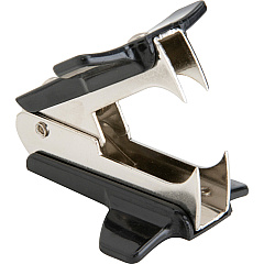 Business Source Nickel-plated Teeth Staple Remover Plastic - Black - 1 Each (BSN65650)