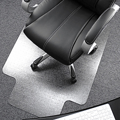 Floortex Cleartex Ultimat Polycarbonate Lipped Chair Mat for Carpets up to 1/2" - 48" Carpeted Floor, Floor, Carpet, Home, Office - 53" Length x 48" Width x 0.085" Depth x 0.085" Thickness - Lip Size 20" Length x 10" Width - Lipped - Polycarbo (1113423LR) Floortex Cleartex Ultimat Polycarbonate Lipped Chair Mat for Carpets up to 1/2" - 48" Carpeted Floor, Floor, Carpet, Home, Office - 53" Length x 48" Width x 0.085" Depth x 0.085" Thickness - Lip Size 20" Length x 10" Width - Lipped - Polycarbo (1113423LR)