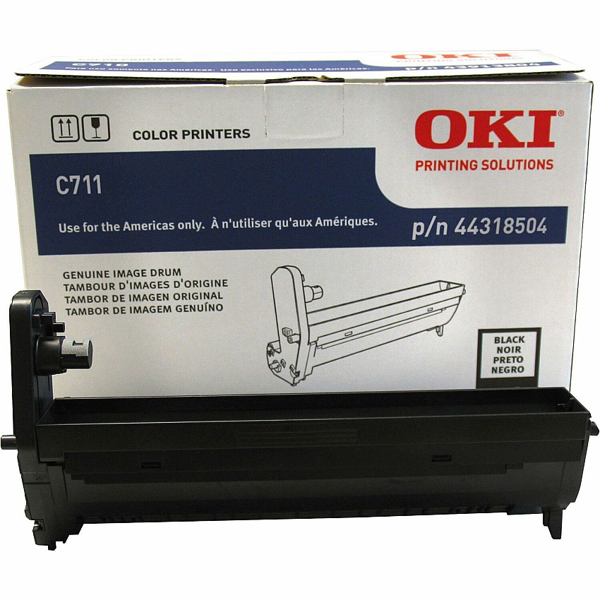 Okidata 44318504 Black Image Drum