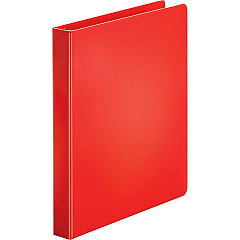 Business Source Basic Round Ring Binders 1" Binder Capacity - Letter - 8 1/2" x 11" Sheet Size - 225 Sheet Capacity - 3 Ring - Fastener: Round Ring - Pocket: Internal - Polypropylene, Chipboard - Red - 11.20 oz - Exposed Rivet, Sturdy - 1 Each (BSN28550)