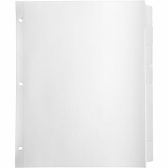 Business Source Reinforced Hole Punched Indexes 8 Write-on Tab(s) - 8 Tab(s)/Set - 3 Hole Punched - White Divider - White Tab(s) - 100% Recycled - Non-laminated, Mylar Reinforcement - 24 / Box (BSN36684) Business Source Reinforced Hole Punched Indexes 8 Write-on Tab(s) - 8 Tab(s)/Set - 3 Hole Punched - White Divider - White Tab(s) - 100% Recycled - Non-laminated, Mylar Reinforcement - 24 / Box (BSN36684)