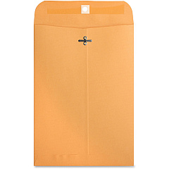 Business Source Heavy-duty Clasp Envelopes Clasp - #75 - 7 1/2" Width x 10 1/2" Length - 28 lb - Clasp - Kraft - Kraft - 100 / Box (BSN36662)