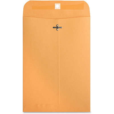 Business Source Heavy-duty Clasp Envelopes Clasp - #75 - 7 1/2" Width x 10 1/2" Length - 28 lb - Clasp - Kraft - Kraft - 100 / Box (BSN36662)
