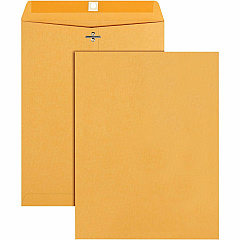 Business Source Heavy-duty Clasp Envelopes Clasp - #93 - 9 1/2" Width x 12 1/2" Length - 28 lb - Clasp - Kraft - Kraft - 100 / Box (BSN36664)