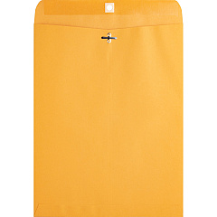 Business Source Heavy-duty Clasp Envelopes Clasp - #97 - 10" Width x 13" Length - 28 lb - Clasp - Kraft - Kraft - 100 / Box (BSN36665)