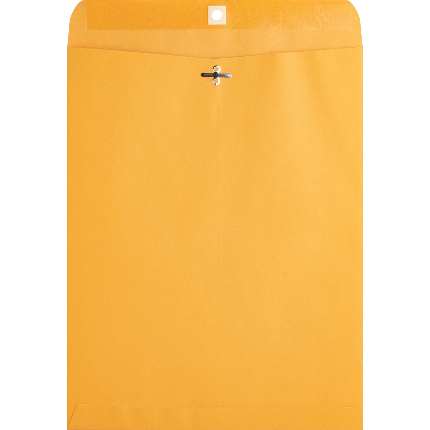 Business Source Heavy-duty Clasp Envelopes Clasp - #97 - 10" Width x 13" Length - 28 lb - Clasp - Kraft - Kraft - 100 / Box (BSN36665)