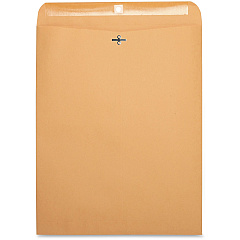 Business Source Heavy-duty Clasp Envelopes Clasp - #110 - 12" Width x 15 1/2" Length - 28 lb - Clasp - Kraft - Kraft - 100 / Box (BSN36667)