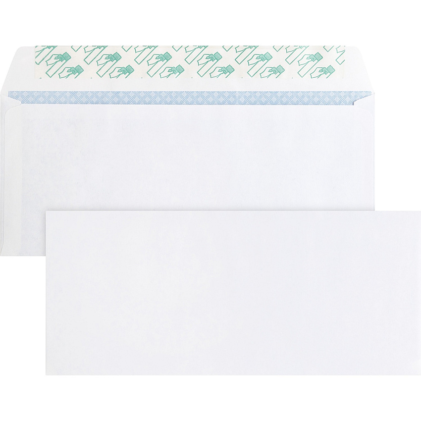 Business Source Regular Tint Peel/Seal Envelopes Business - #10 - 9 1/2" Width x 4 1/8" Length - 24 lb - Peel & Seal - White - Wove - 500 / Box (BSN36682)