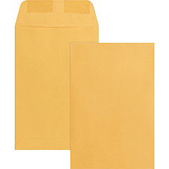 Business Source Durable Kraft Catalog Envelopes Catalog - 6" Width x 9" Length - 24 lb - Gummed - Kraft - Kraft - 500 / Box (BSN42099)