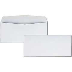 Business Source No. 10 Regular Business Envelopes Commercial - #10 - 4 1/8" Width x 9 1/2" Length - 24 lb - Gummed - White - Wove - 500 / Box (BSN42250) Business Source No. 10 Regular Business Envelopes Commercial - #10 - 4 1/8" Width x 9 1/2" Length - 24 lb - Gummed - White - Wove - 500 / Box (BSN42250)