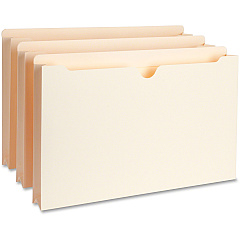 Business Source Straight Tab Cut Legal Recycled File Pocket 8 1/2" x 14" - 1 1/2" Expansion - 11 pt. - Manila - Slip Resistant, Reinforced Tab, Heavyweight Cover - 10% Recycled - 50 / Box (BSN65802) Business Source Straight Tab Cut Legal Recycled File Pocket 8 1/2" x 14" - 1 1/2" Expansion - 11 pt. - Manila - Slip Resistant, Reinforced Tab, Heavyweight Cover - 10% Recycled - 50 / Box (BSN65802)