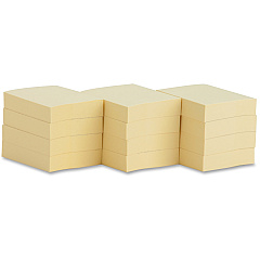 Business Source Yellow Repositionable Adhesive Notes 1 7/8" Flag/Note Width x 1 3/8" Flag/Note Length - Rectangle - Yellow - Repositionable, Solvent-free Adhesive - 12 / Pack (BSN36610) Business Source Yellow Repositionable Adhesive Notes 1 7/8" Flag/Note Width x 1 3/8" Flag/Note Length - Rectangle - Yellow - Repositionable, Solvent-free Adhesive - 12 / Pack (BSN36610)