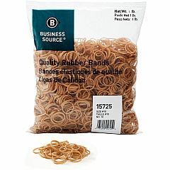 Business Source Quality Rubber Bands Size: #10 - 1.3" Length x 0.1" Width - Sustainable - Rubber - Crepe - 3700 / Pack (BSN15725) Business Source Quality Rubber Bands Size: #10 - 1.3" Length x 0.1" Width - Sustainable - Rubber - Crepe - 3700 / Pack (BSN15725)