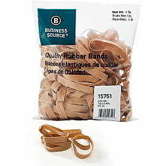 Business Source Quality Rubber Bands Size: #84 - 3.5" Length x 0.5" Width - Sustainable - Rubber - Crepe - 150 / Pack (BSN15751) Business Source Quality Rubber Bands Size: #84 - 3.5" Length x 0.5" Width - Sustainable - Rubber - Crepe - 150 / Pack (BSN15751)
