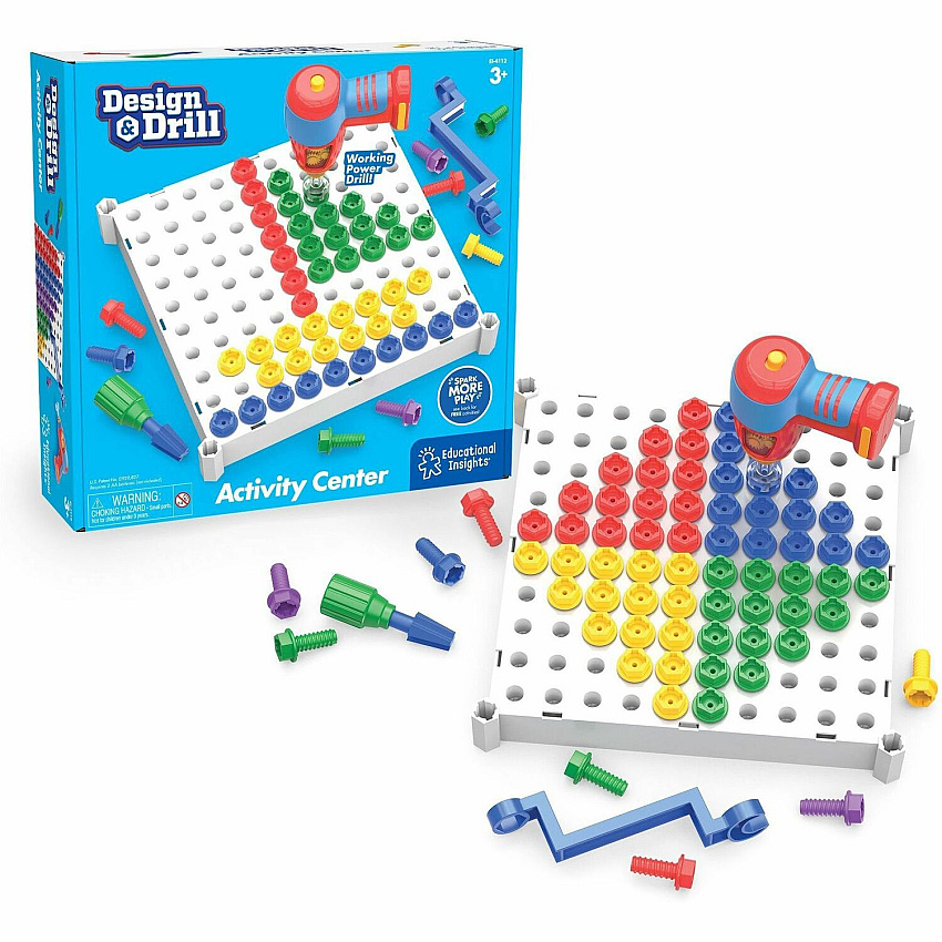 Educational Insights Design/Drill Activity Center Construction Set - Theme/Subject: Learning - 3-6 Year - 1 Set (4112)