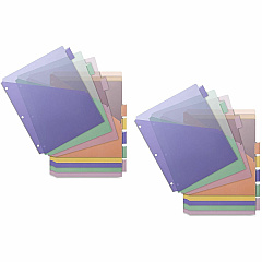 Business Source Double Pocket Index Dividers 8 Print-on Tab(s) - 8.5" Divider Width x 11" Divider Length - Letter - Plastic Divider - Multicolor Tab(s) - Insertable - 8/Set - 24 / Carton (BSN32373) Business Source Double Pocket Index Dividers 8 Print-on Tab(s) - 8.5" Divider Width x 11" Divider Length - Letter - Plastic Divider - Multicolor Tab(s) - Insertable - 8/Set - 24 / Carton (BSN32373)