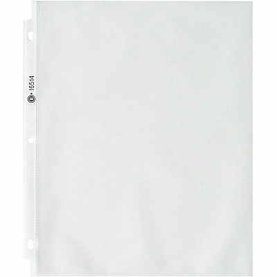 Business Source Nonglare Top-loading Sheet Protectors 11" Height x 9" Width x 3.3 mil Thickness - For Letter 8 1/2" x 11" Sheet - Rectangular - Non-glare - Polypropylene - 50 / Box (BSN16514)