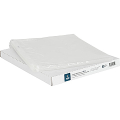 Business Source Sheet Protectors 3.3 mil Thickness - For Letter 8 1/2" x 11" Sheet - 3 x Holes - Ring Binder - Top Loading - Rectangular - Clear - Polypropylene - 50 / Box (BSN16512)